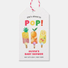 Etiquetas Para Regalos Crema Tropical De Hielo De Frutas Listo Para Sacar