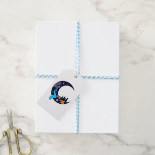 Etiquetas Para Regalos Crescent Moon Adventure Camping