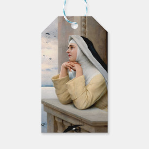 Etiquetas Para Regalos Criaturas de Dios de Eugene Blaas, arte