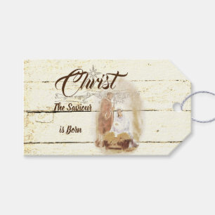 Etiquetas Para Regalos Cristo Salvador ha nacido