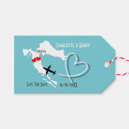Etiquetas Para Regalos Croacia Boda Salva La Fecha