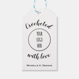 Etiquetas Para Regalos Crochet Shop Your Logo / Artesanías artesanales