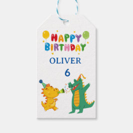 Etiquetas Para Regalos Crocodile & Hippo Gift Tags - Fun Animal Theme