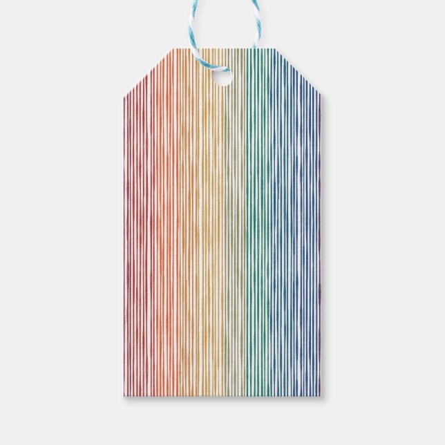 Etiquetas Para Regalos Cuadros de regalo Color del agua Rayo Arcoiris (Anverso)