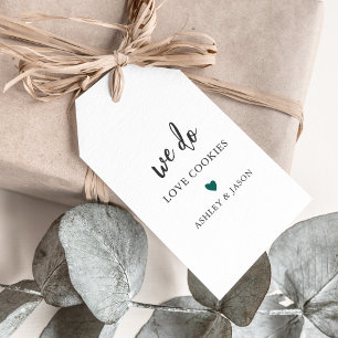 Etiquetas Para Regalos Cualquier Boda de color Cookie Favor, Nosotros Ama