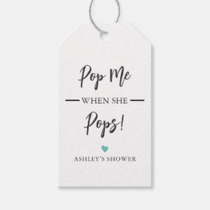 Etiquetas Para Regalos Cualquier Color Me Pupa Cuando Pops, Baby Shower
