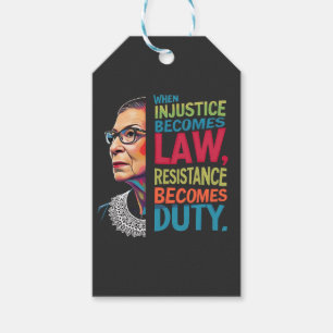 Etiquetas Para Regalos Cuando la injusticia se convierte en deber, la res