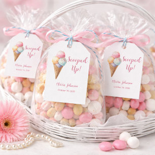Etiquetas Para Regalos Cucharadas de helado Caprichoso Cumpleaños Nupcial