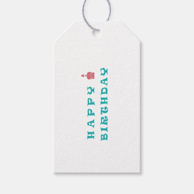 ETIQUETAS PARA REGALOS CUMPLEAÑOS (Anverso)