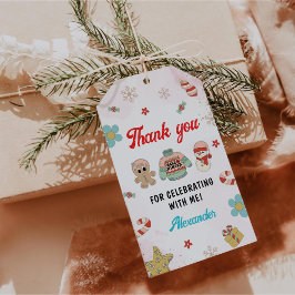 Etiquetas Para Regalos Cumpleaños 1º Navidad de Invierno Kidsmas
