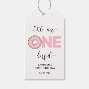 Etiquetas Para Regalos Cumpleaños 1 de Pink Sweet Little MIss