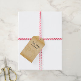 Etiquetas Para Regalos Cumpleaños 20 Elegante Sencillo Lindo Gris