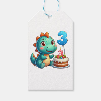 Etiquetas Para Regalos Cumpleaños 3 de Dino