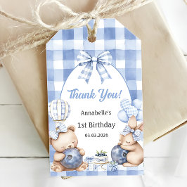 Etiquetas Para Regalos Cumpleaños de Arándanos con Acuarela Dulce de Frut