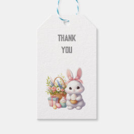 Etiquetas Para Regalos Cumpleaños de conejo de conejo lindo