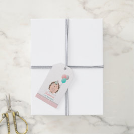 Etiquetas Para Regalos Cumpleaños de Cute Hedgehog