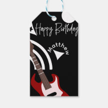 Cumpleaños de guitarra eléctrica estrella de rock