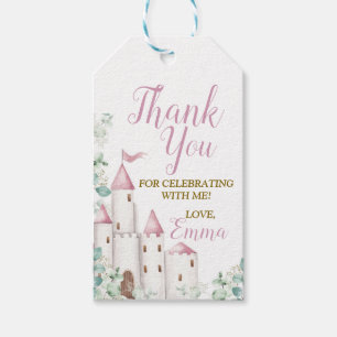 Etiquetas Para Regalos Cumpleaños de la Princesa, Castillo, Princesa