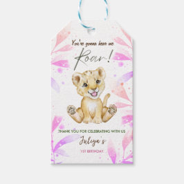 Etiquetas Para Regalos Cumpleaños de niñas bebes rosa
