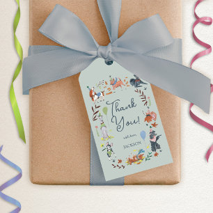 Etiquetas Para Regalos Cumpleaños de Perrito Azul Lets Pawty Fiesta de Cu