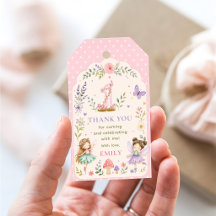 Cumpleaños de primer año del jardín de hadas de ni