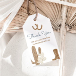 Etiquetas Para Regalos Cumpleaños de Southern Rodeo Cowboy