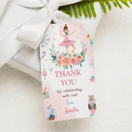 Etiquetas Para Regalos Cumpleaños De Un Rastreador Rosa Gracias Por Favor