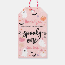 Etiquetas Para Regalos Cumpleaños de Uno espeluznante de Halloween Fantas