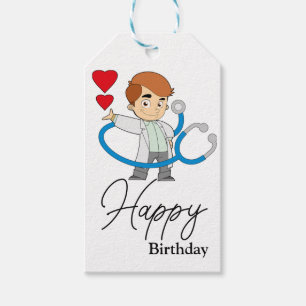 Etiquetas Para Regalos Cumpleaños del Doctor
