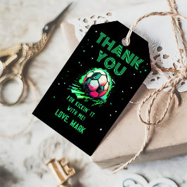 Etiquetas Para Regalos Cumpleaños del fútbol gracias