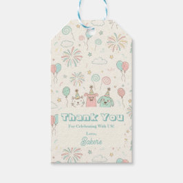 Etiquetas Para Regalos Cumpleaños divertido y dulce y tres niños