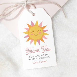 Etiquetas Para Regalos Cumpleaños Lindo Sol Primer Viaje Alrededor del So