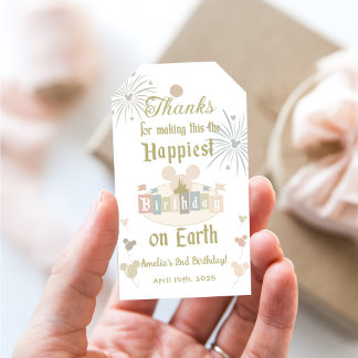 Etiquetas Para Regalos Cumpleaños Más Feliz En La Tierra Cumpleaños Mágic