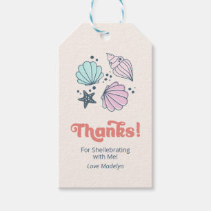 Etiquetas Para Regalos Cumpleaños Minimalista Caracola