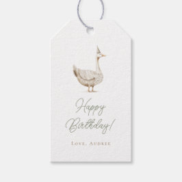 Etiquetas Para Regalos Cumpleaños minimalista y personal de Silly Goose