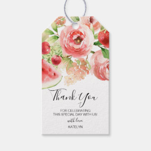 Etiquetas Para Regalos Cumpleaños o Baby Shower de frutas y verduras de v
