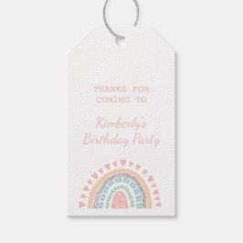 Etiquetas Para Regalos Cumpleaños Personalizado Arcoíris