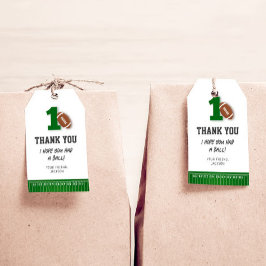 Etiquetas Para Regalos Cumpleaños Tema Fútbol Primer Año Abajo Gracias