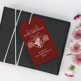 Etiquetas Para Regalos Cupido Rojo Soltero Listo para Ligar San Valentín