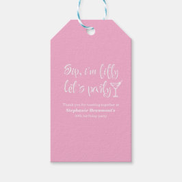 Etiquetas Para Regalos Curioso trago moderno Soy el cumpleaños 50 de la m