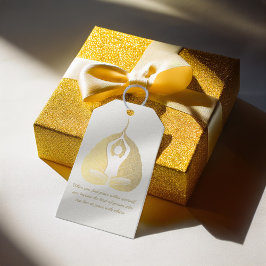 Etiquetas Para Regalos Curso de Meditación de Instructores de Yoga Pose B