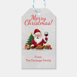 Etiquetas Para Regalos Customisable Happy Santa Claus Christmas Party