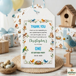 Etiquetas Para Regalos Cute Birds 1st Birthday – Fun Kids Party