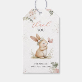 Etiquetas Para Regalos Cute Bunny Girl Baby Shower