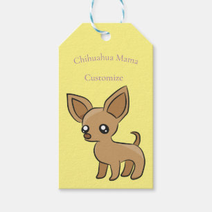 Etiquetas Para Regalos Cute Chihuahua Mama Art Thunder_Cove