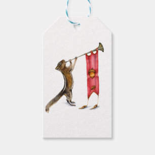 Etiquetas Para Regalos Cute Chipmunk Announcer