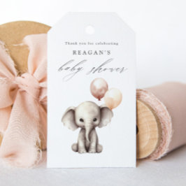 Etiquetas Para Regalos Cute Elephant Bridal Shower Gracias Por Favor