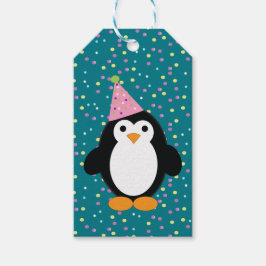 Etiquetas Para Regalos Cute Fiesta Penguin