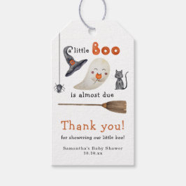 Etiquetas Para Regalos Cute Ghost Baby Shower Gracias