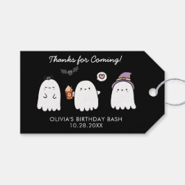 Etiquetas Para Regalos Cute Halloween Ghosts Cumpleaños Agradecimiento